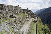 Inca Trail, the large Inca ruins of Sayacmarca